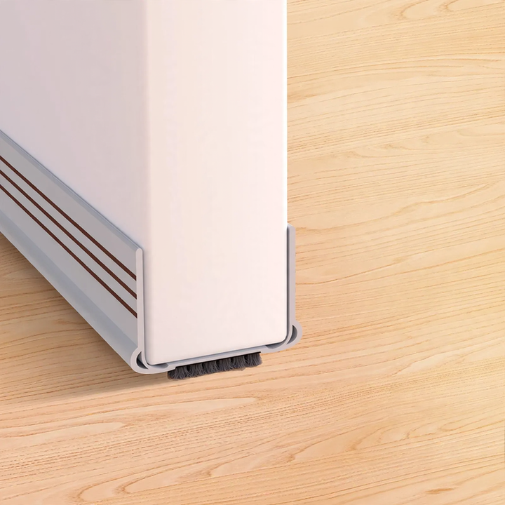 Door seal strips for floor gap, soundproofing