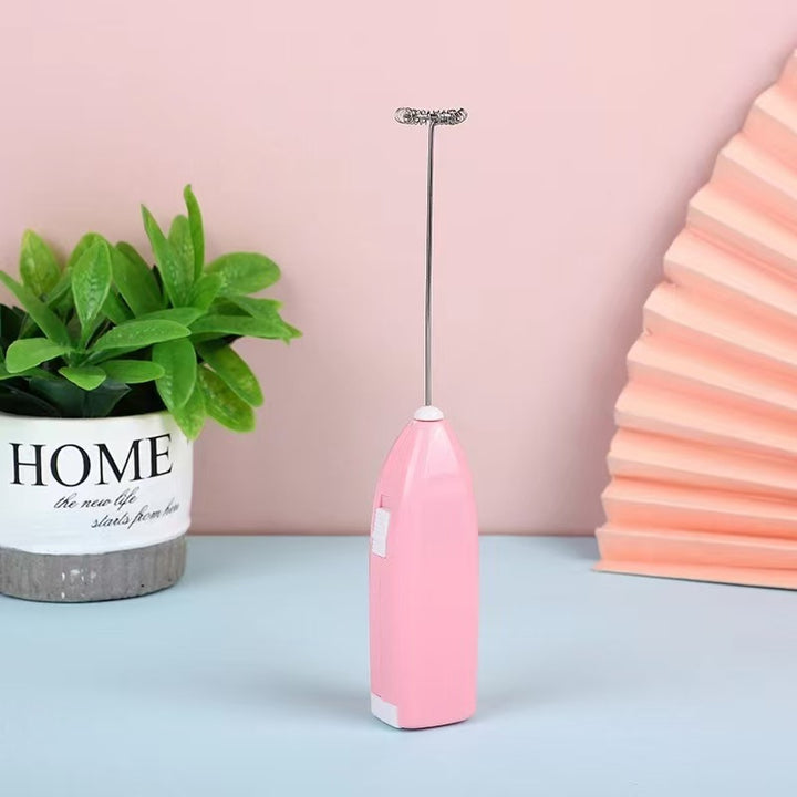 Electric milk frother, rechargeable