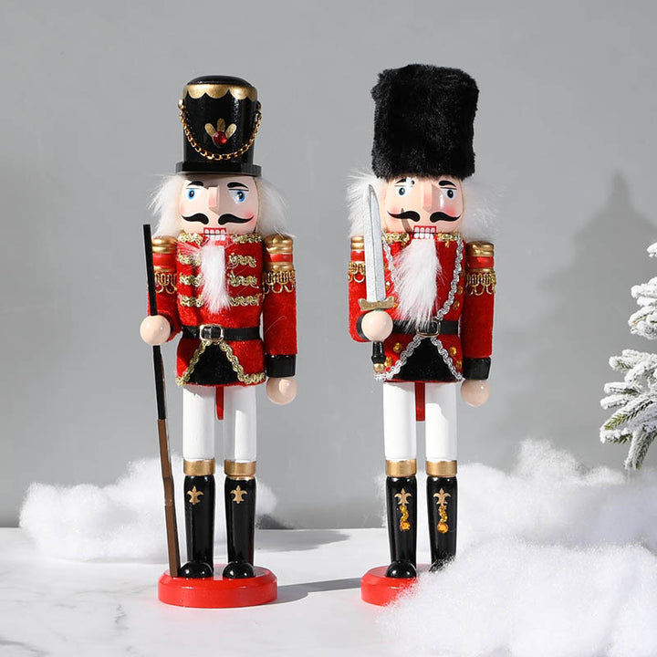 Nutcracker soldier made of wood, 30 cm