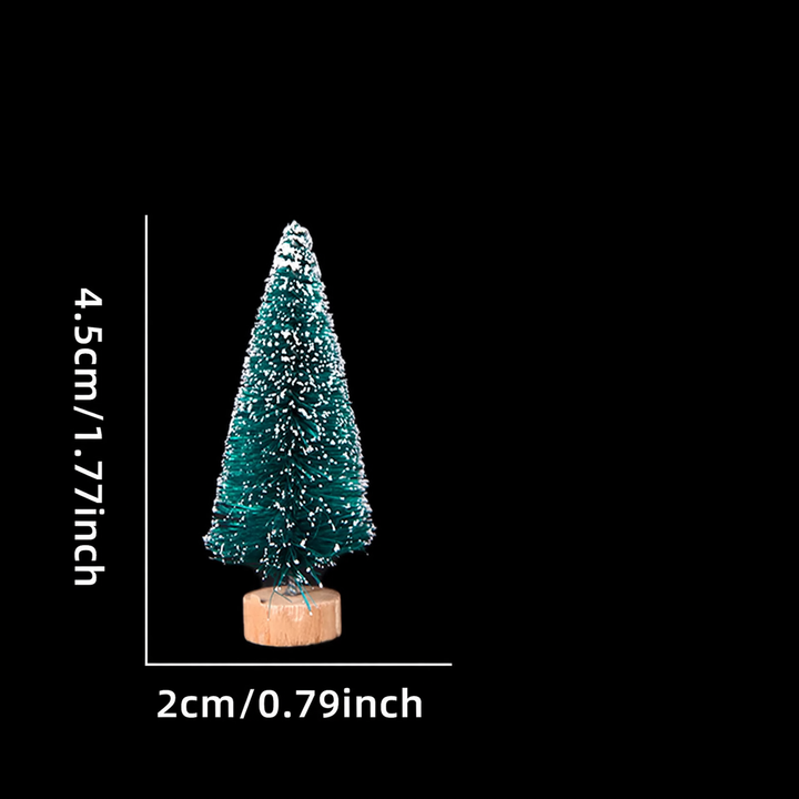Mini Christmas tree made of sisal, table decoration