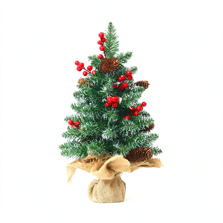 Mini Christmas tree with pine cones, 45/60 cm