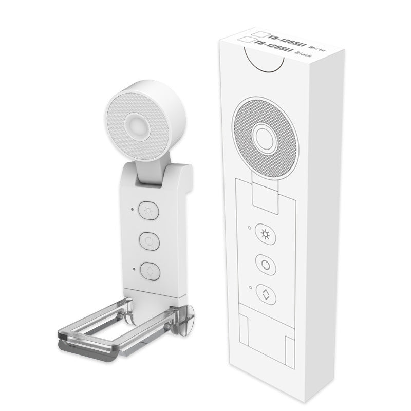 Foldable LED clamp light with timer reminder