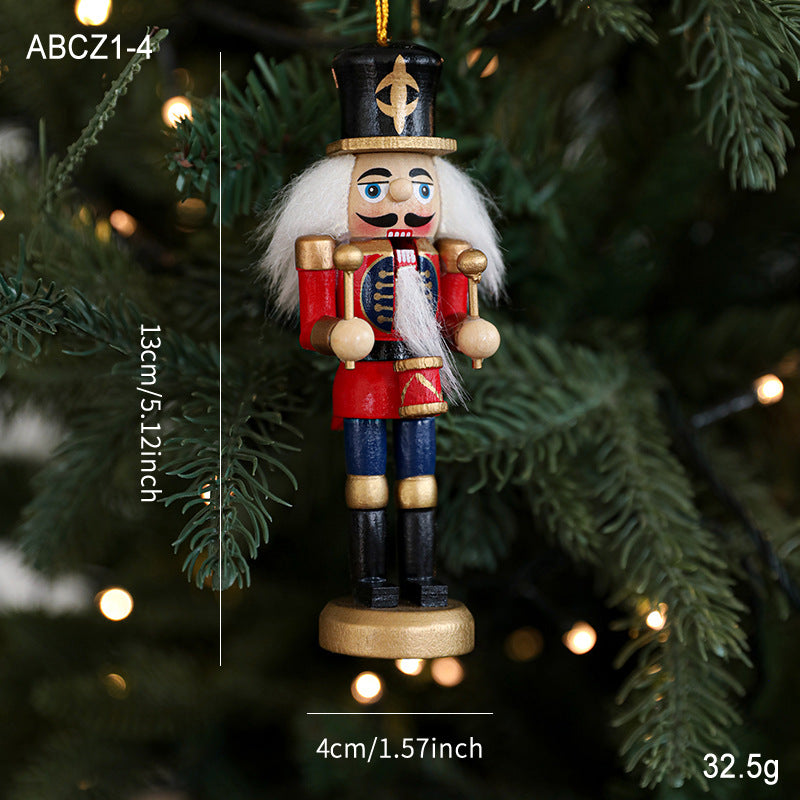 Nutcracker pendant made of wood, 13 cm