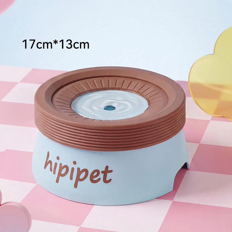 Two-tone drinking bowl for cats and dogs