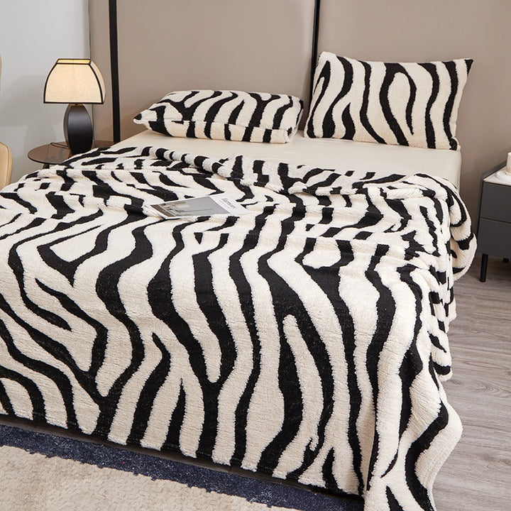 Banana leaf fleece blanket, Polyester