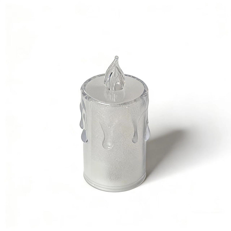 LED Crystal Candle with Starry Sky Effect
