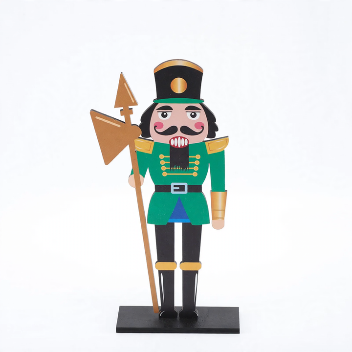 Decorative nutcracker wooden figure
