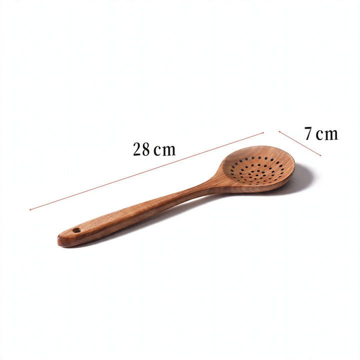 Wooden cooking utensils, various shapes