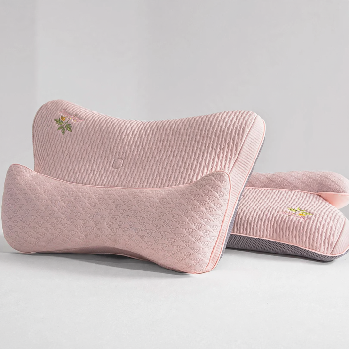 Ergonomic neck support pillow, butterfly shape