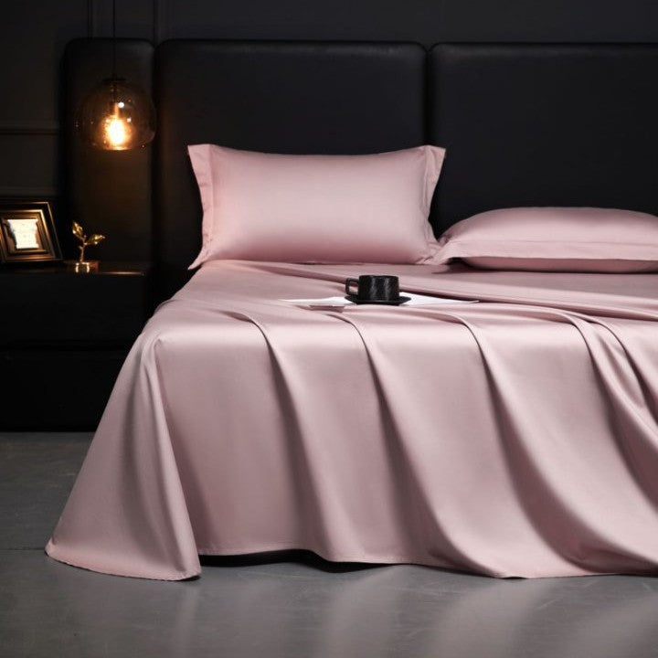 Bed sheet made of long-staple cotton, satin
