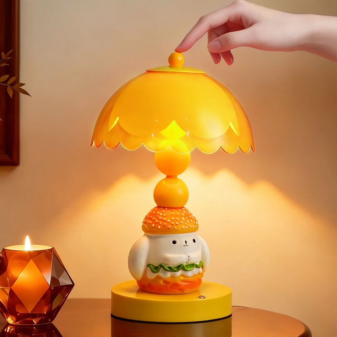 Hamburger-Dog Table Lamp with LED Touch Switch
