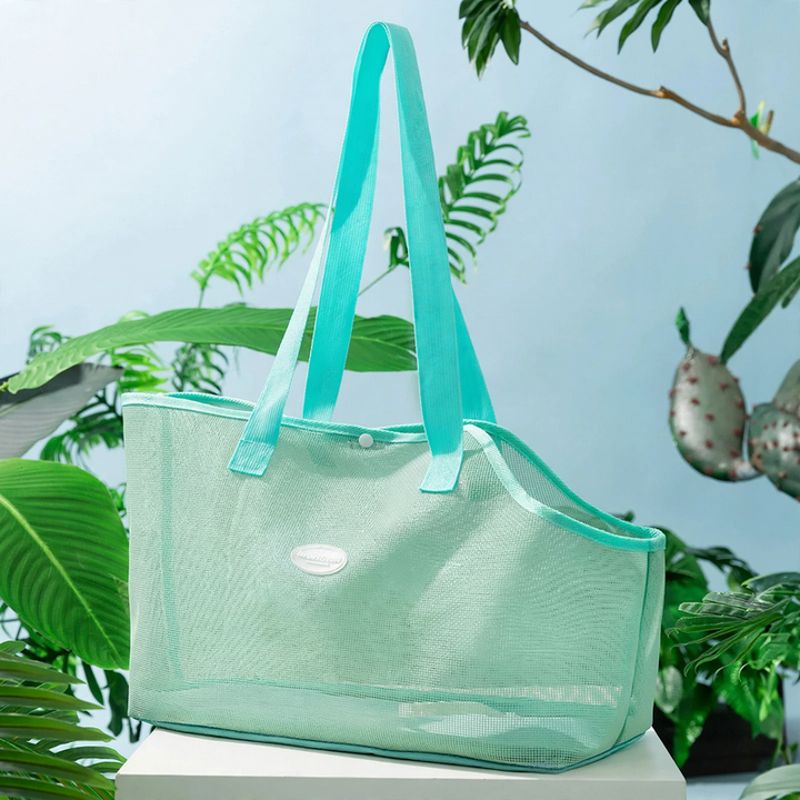 Canvas pet bag, head up