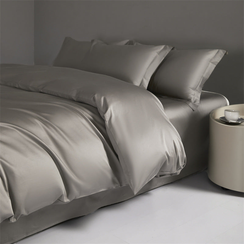 Long-staple cotton bedding, 100, satin binding
