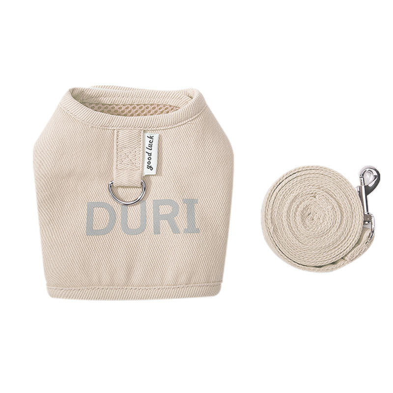 Canvas Cat Harness with Cooling Battery Option