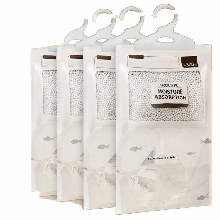 Activated charcoal dehumidifying bag for hanging