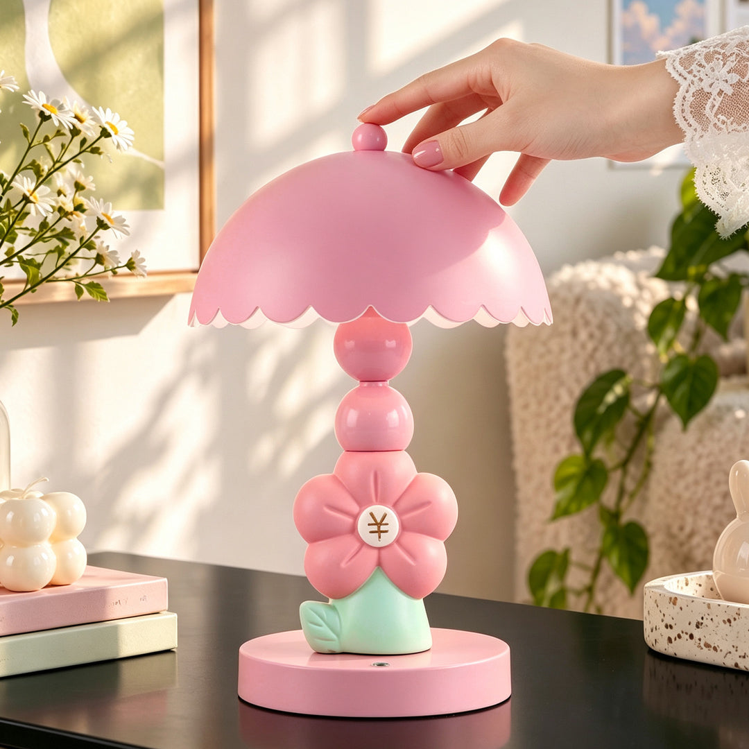 Blossom table lamp with dimmable light, model ZHTJ038