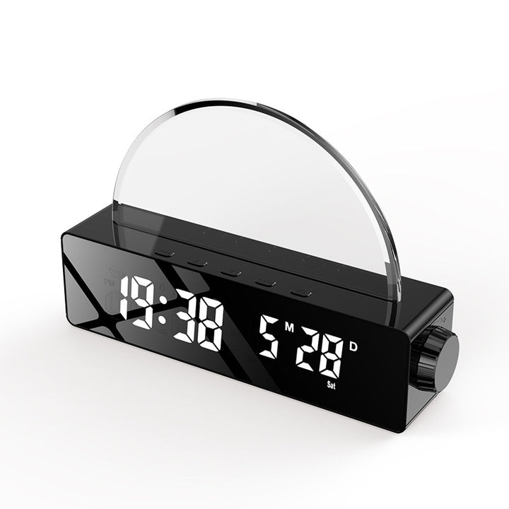 Smart LED alarm clock with light effects and alarm function