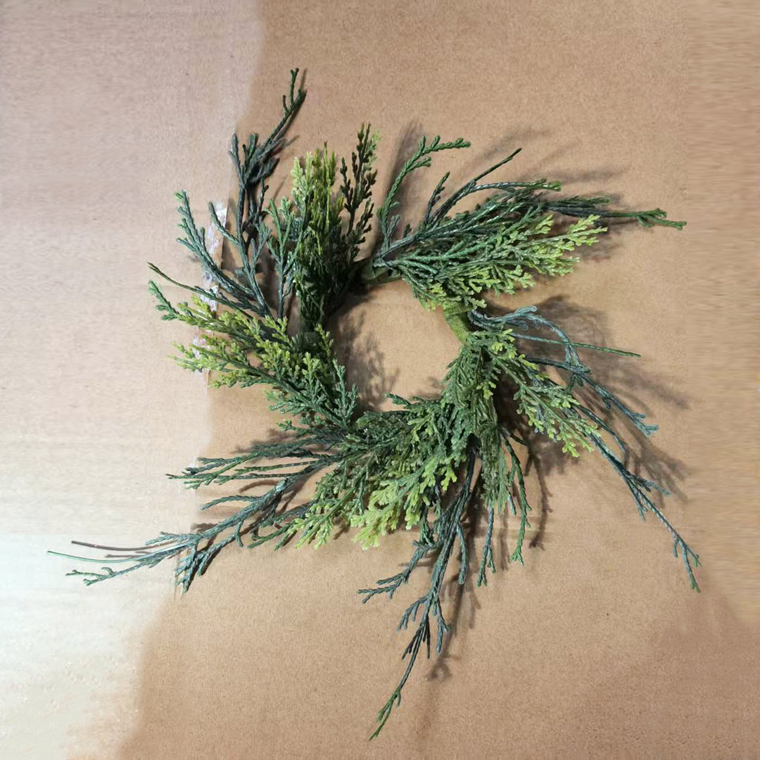 Mini Christmas wreath 15 cm with decoration