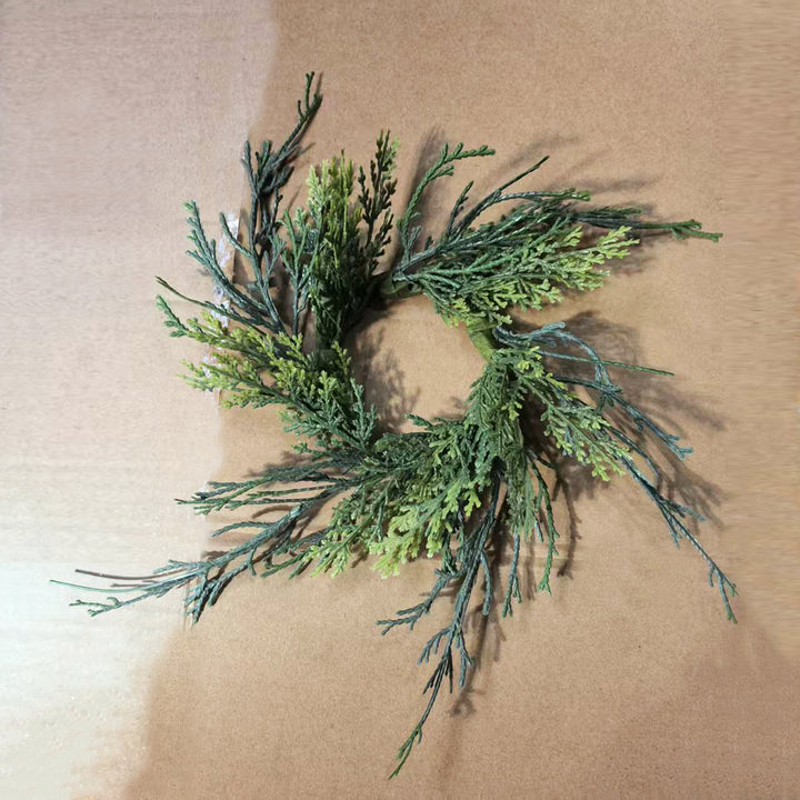 Mini Christmas wreath 15 cm with decoration