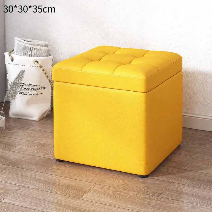 Storage stool made of wood, 30×30×35 cm, model S1873