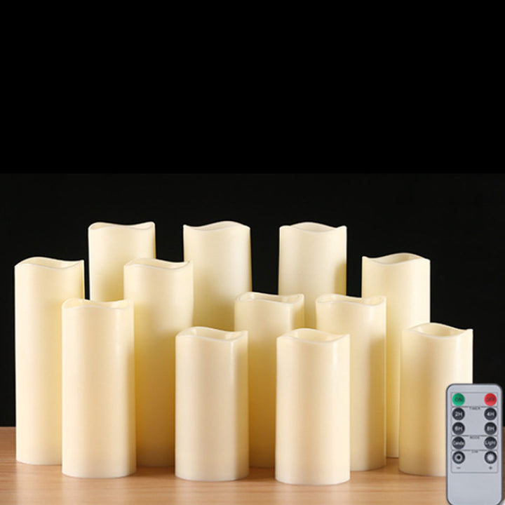 Weatherproof LED Real Wax Look Candles with Remote Control