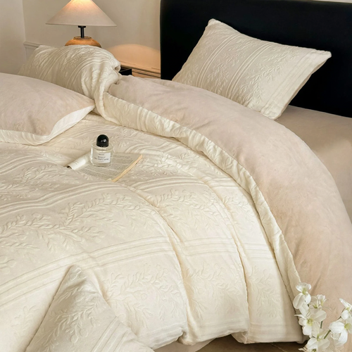 Milk fiber bedding set, 4-piece, winter