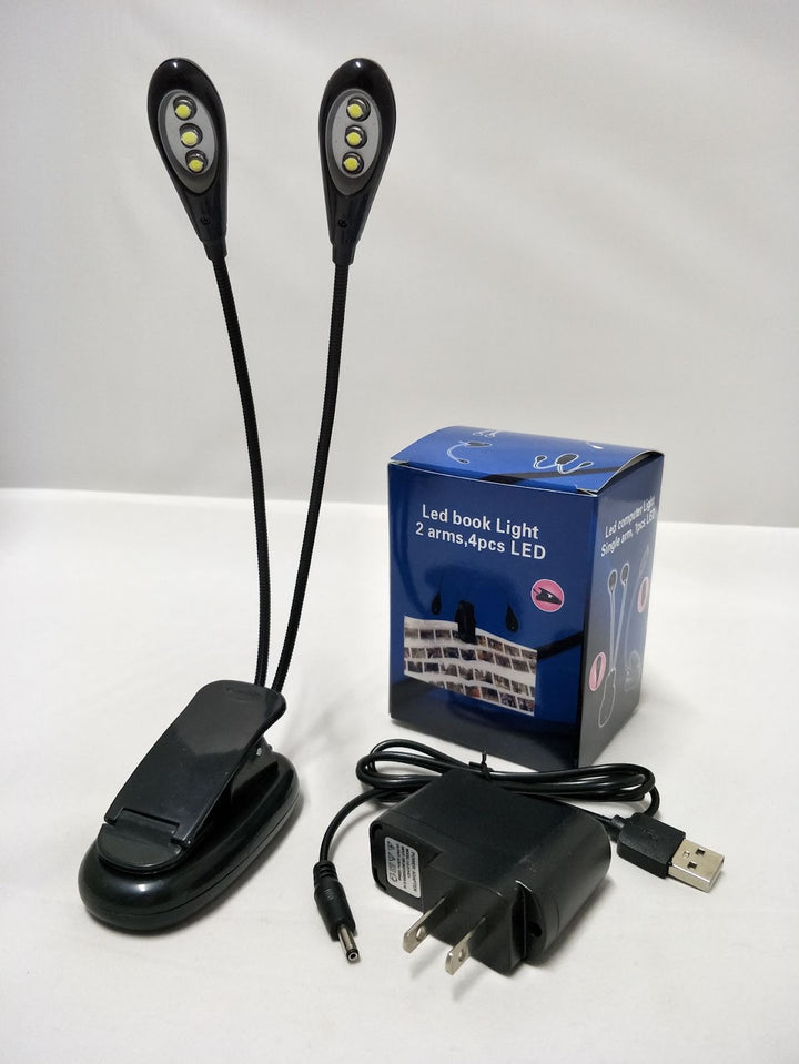LED Piano Light with Double Arm and Clip