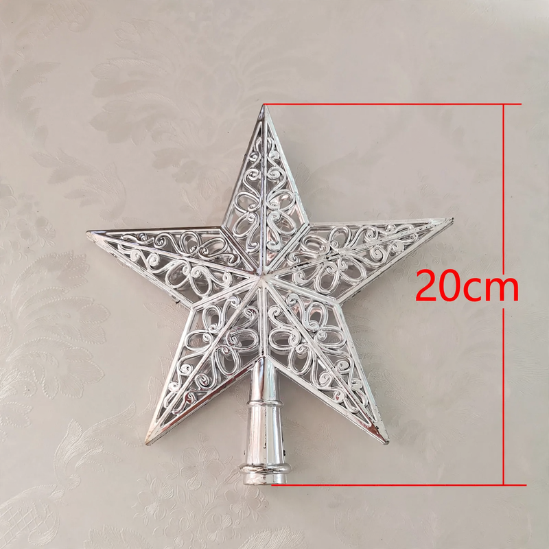 Christmas tree top star, 15 cm or 20 cm