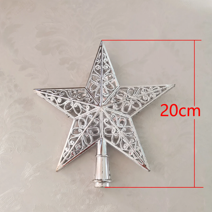 Christmas tree top star, 15 cm or 20 cm