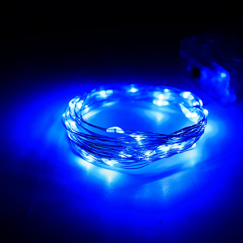LED Copper Wire String Lights with Battery Box