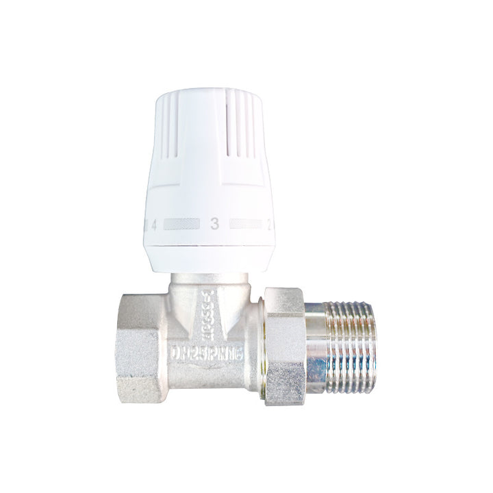 Brass thermostat valve for radiators