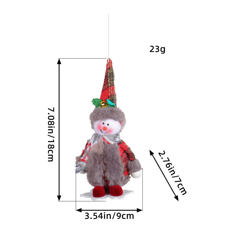 Christmas Elf with Knit Hat and Antlers