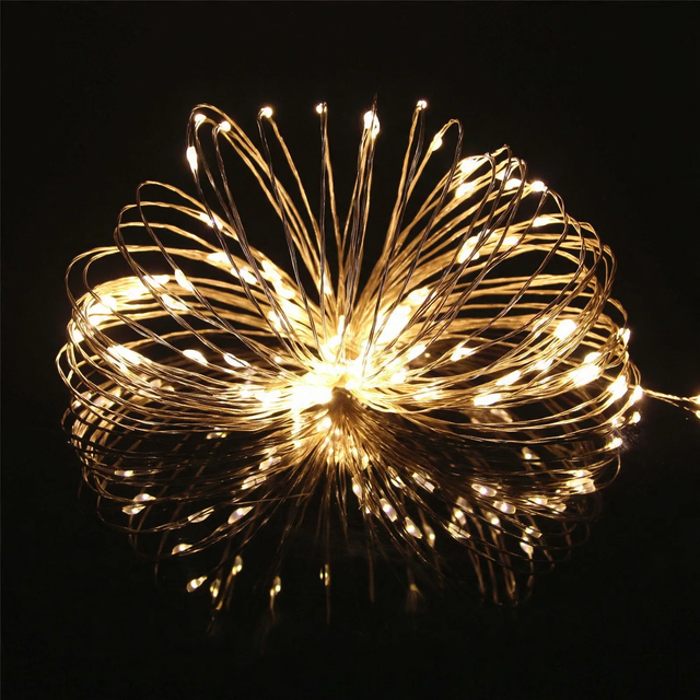 LED copper wire string lights for creative decorations