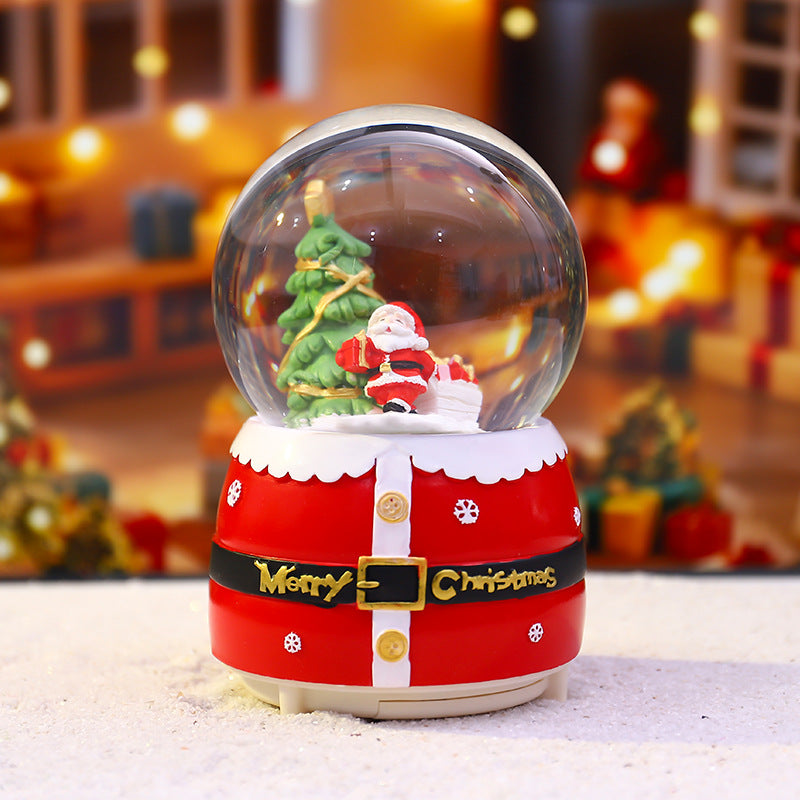 Christmas snow globe with Santa Claus motif
