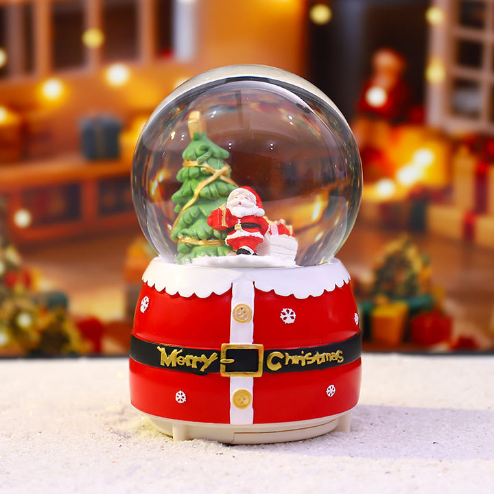 Christmas snow globe with Santa Claus motif