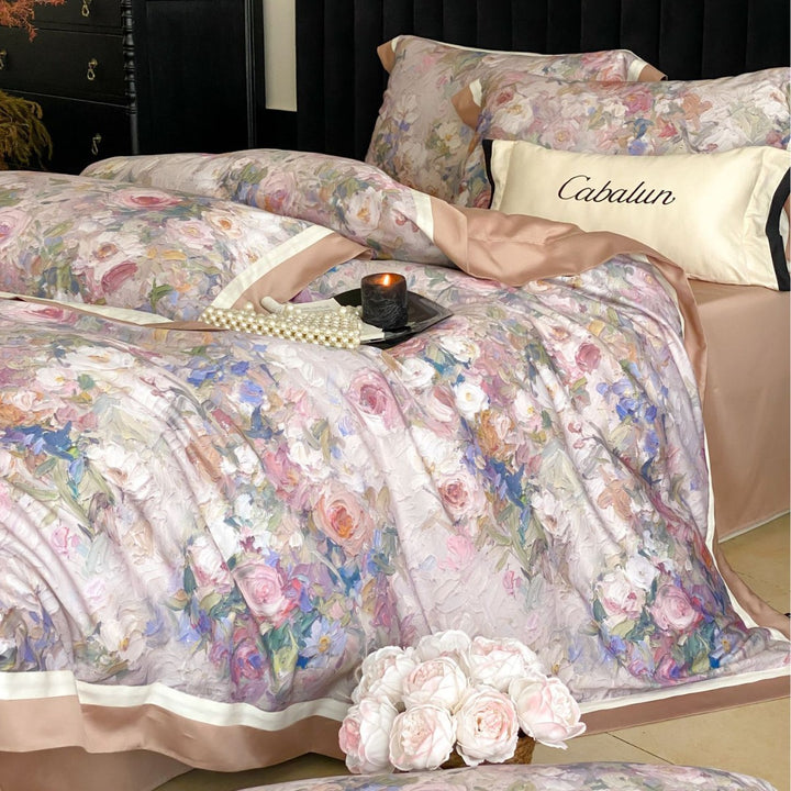 Bedding set made of Tencel cotton, 4-piece