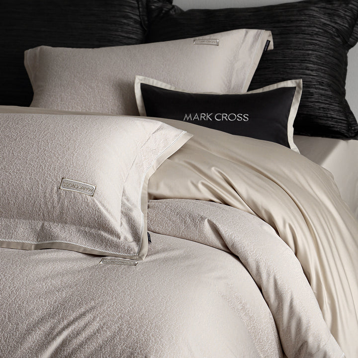 Bedding set, long-staple cotton, jacquard relief, 4-piece