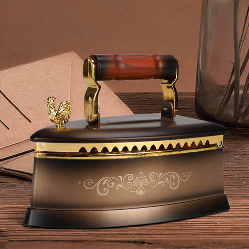 Vintage music box in iron design