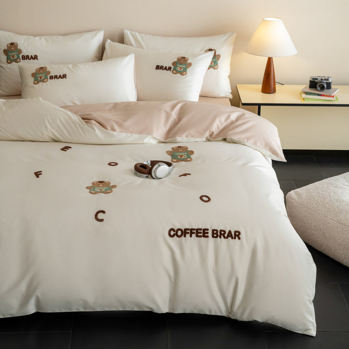 Cotton bedding set, 50S, cartoon pattern