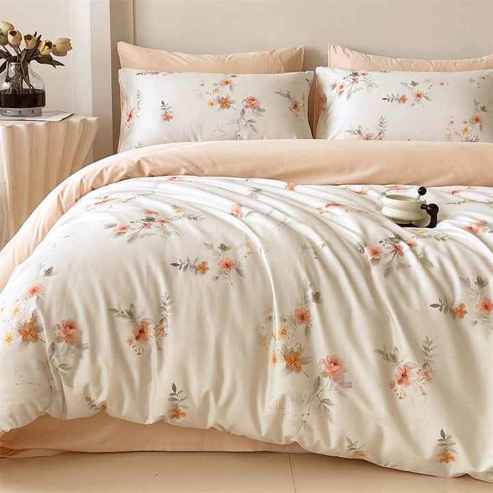 Long staple cotton bedding, 3-4 pieces, printed