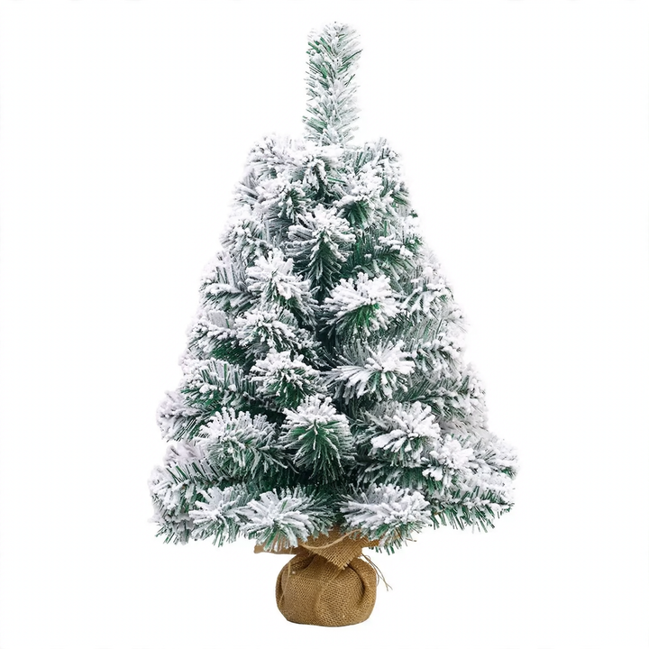 Artificial Mini Christmas Tree with Snow Effect