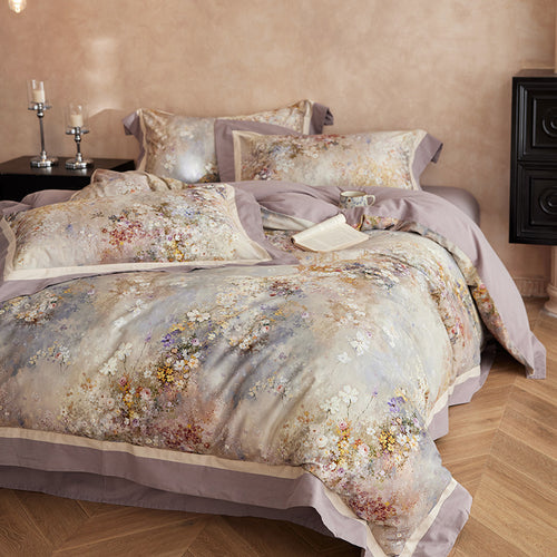 Cotton bedding set, 100s, long staple, brushed