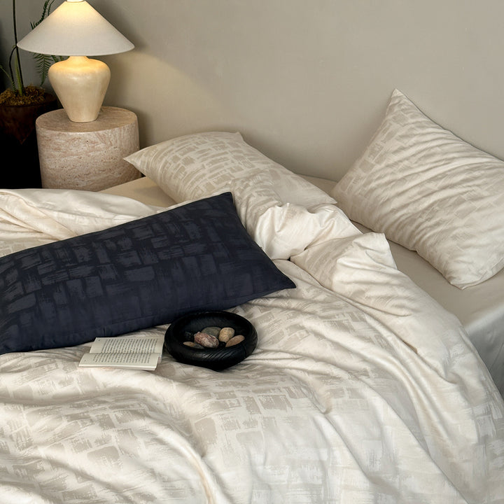 Cotton bedding set, 100S, embossing