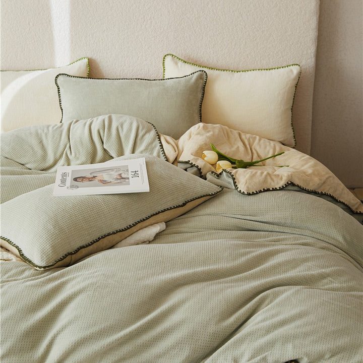 Milk fiber bedding set, 4-piece, winter