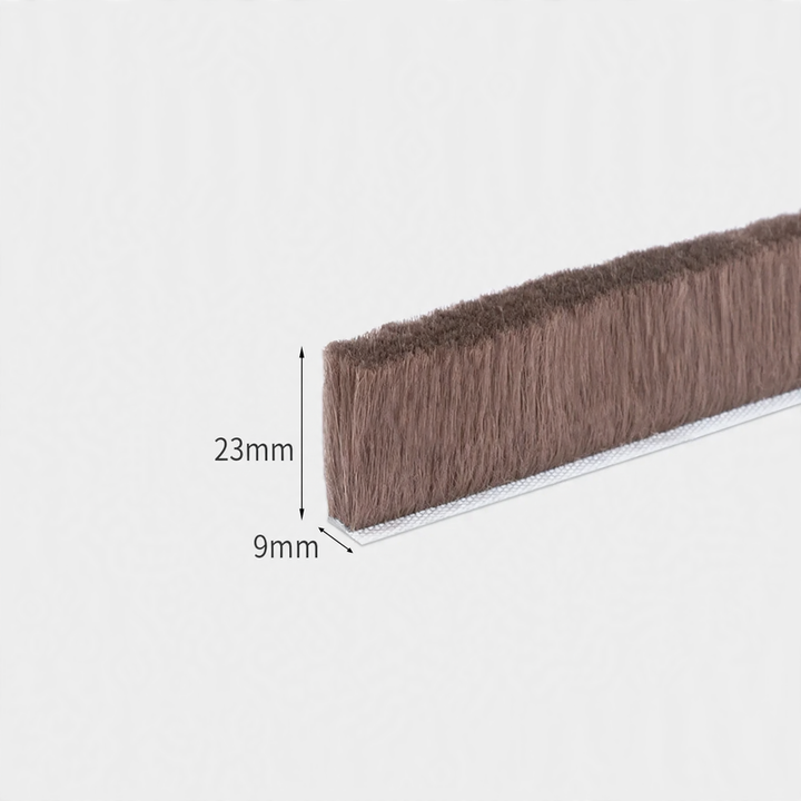 Brush seal for sliding windows and doors