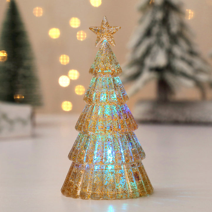 LED Christmas tree night light, decorative table lamp