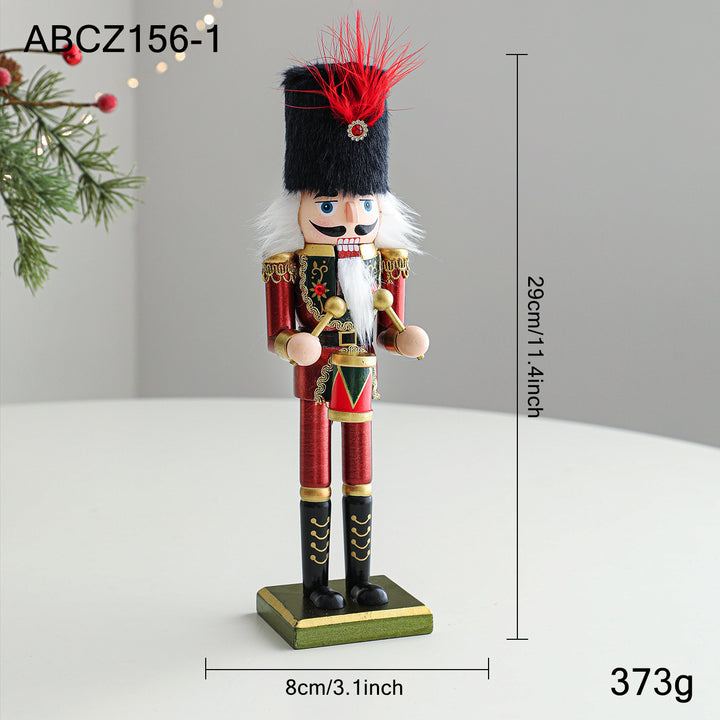 Nutcracker soldier made of wood, various sizes