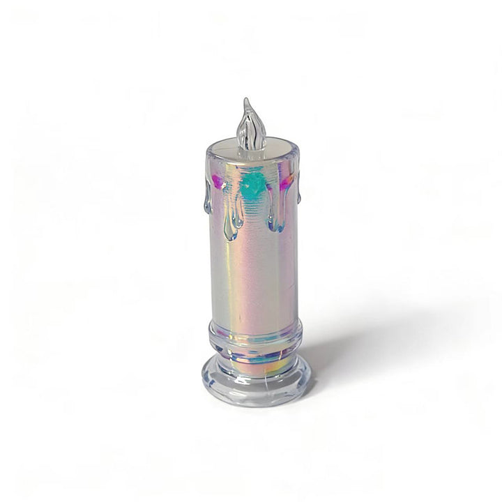 LED decorative candle with crystal look