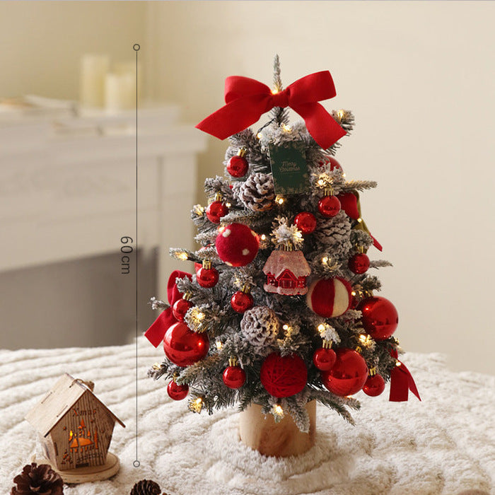 Artificial Christmas tree with LED lighting, 40-90 cm