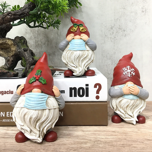 Three-Wise-Dwarfs, Resin-Figures